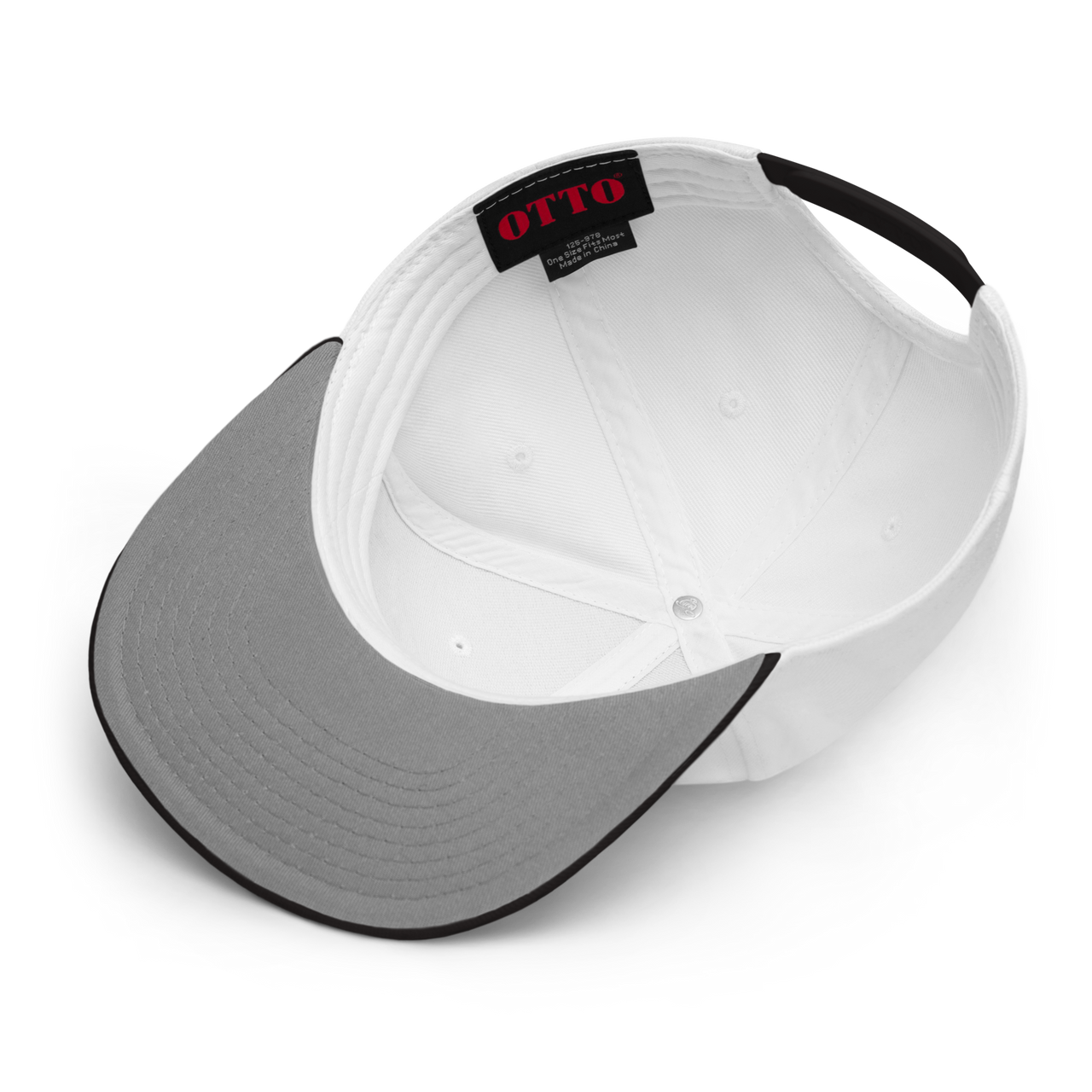 PACKS Snapback Hat - White & Red