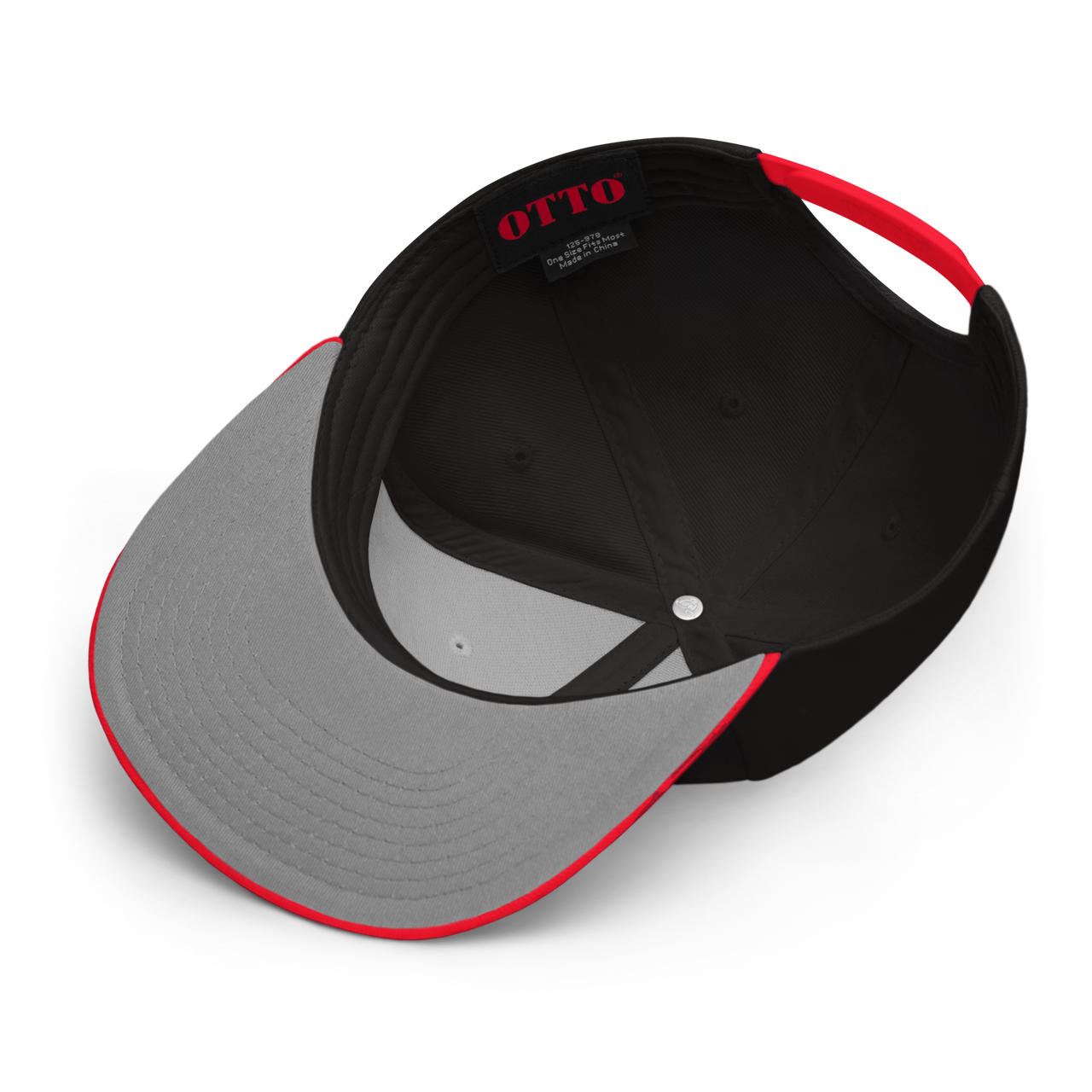 PACKS Snapback Hat - Black & Red
